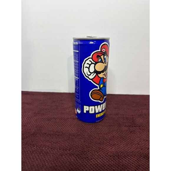 Super Mario Power Up Energy Drink (Unopened & Full) 2007 - Vintage / Collectible - Picture 5 of 9